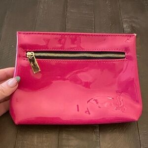 Yves Saint Laurent Glossy Fuchsia Cosmetic Bag